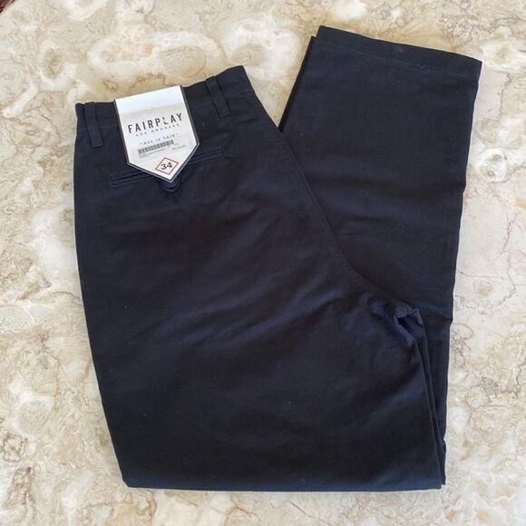 NWT FairPlay Los Angeles Gaston Work Pant Black - Picture 12 of 14